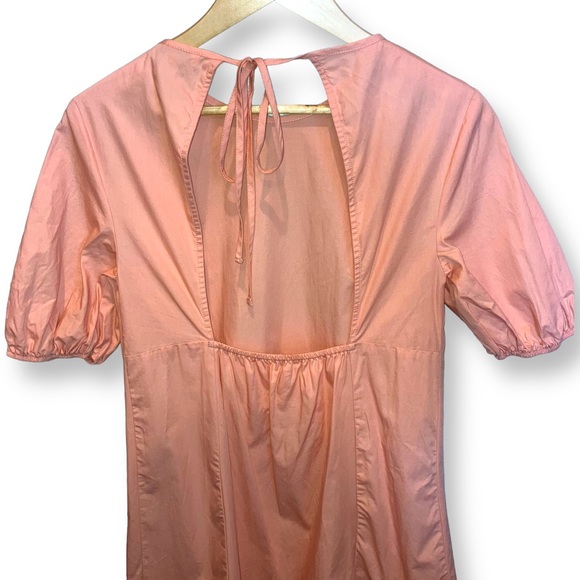 Topshop Poplin Ruffle 100% Cotton Mini Dress - Picture 7 of 13